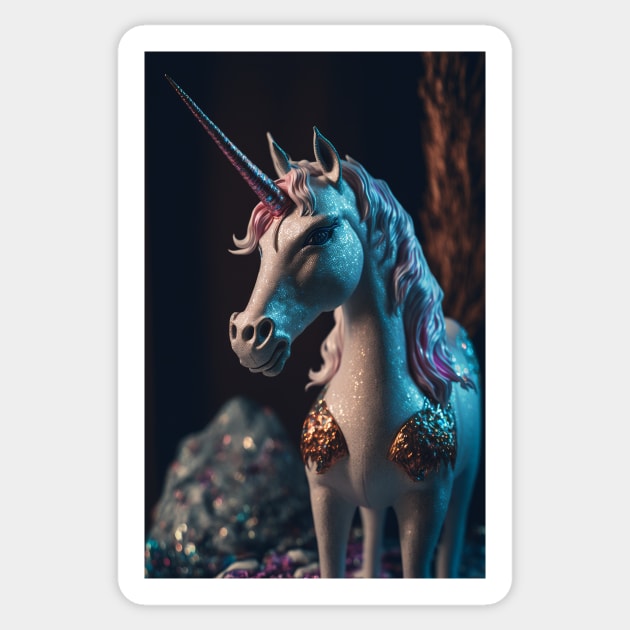 The Last Unicorn Sticker by JigglePeek